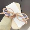 Модные Овальные Очки с Маленькой Рамкой для Пресбиопии Винтажные Женские Очки для Чтения Унисекс Антисиний Свет Дальнозоркие Очки Плюс Диоптрии