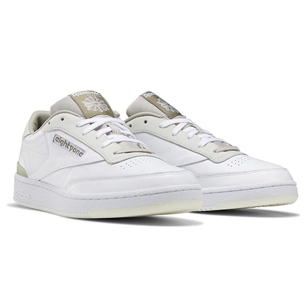 Reebok Club C 85 Унисекс Белый Песочный Хаки FY3016