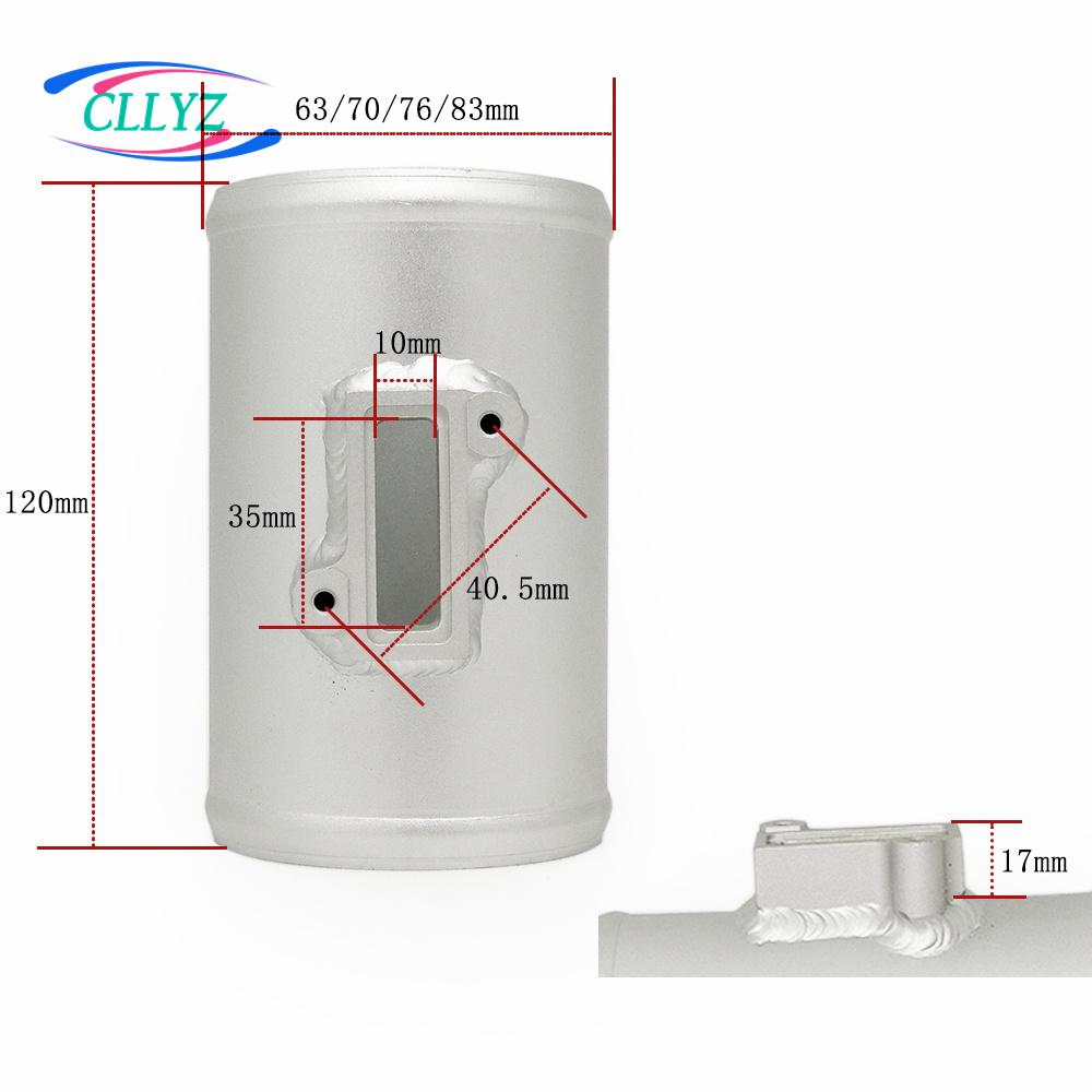 Suitable for Honda Nissan Air Mass Sensor Adapter Bracket Air Inlet MAF High Performance 63/70/76/83MM Auto Parts Universal