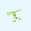 Mini Portable Phone Fan Plug and Play 3 in 1 Interfaces Small Cooling Fan for Summer Outdoor Sports Use