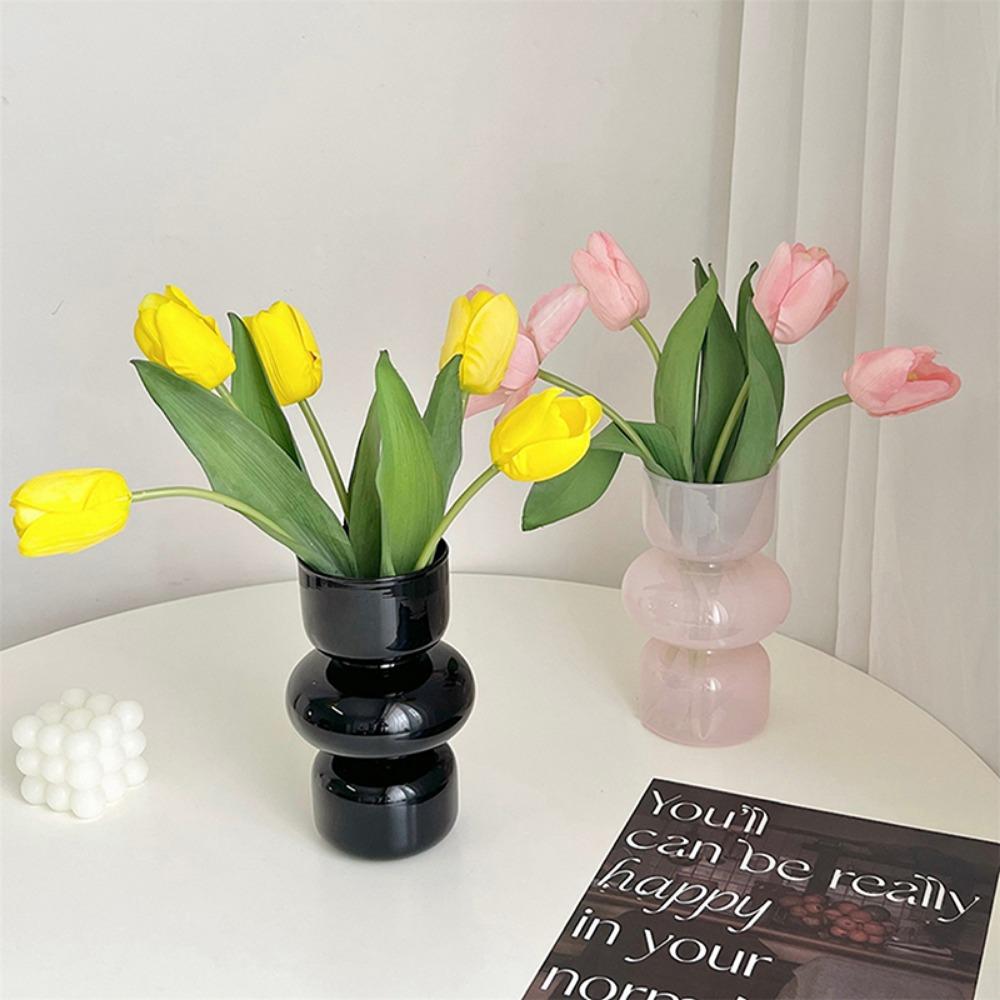 Орнамент Растение Настольная Стеклянная Ваза для Цветов Бутылка для Цветов Гидропоника Декоративная Ваза