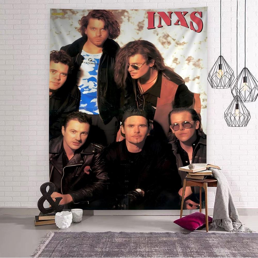 Большой настенный гобелен с принтом певца INXS, подвесной, Таро, Хиппи, настенные ковры, искусство для общежития, декор для дома