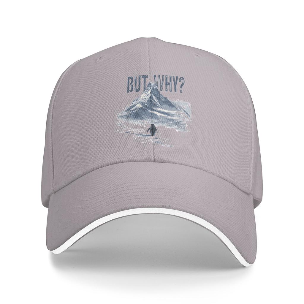 Nihilist Penguin But Why meme Sun Baseball Cap  Summer Fashion Trucker Hat For Unisex Unisex Kpop Rock Snapback Cap