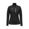Mammut Aenergy Light ML Half Zip Pull AF Asian Black Women's, Fit, (1014-05511)