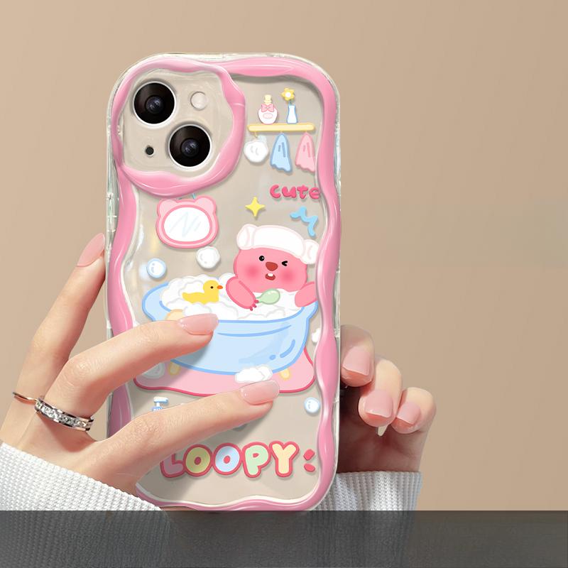 Подходит для чехла для мобильного телефона Apple 15promax IPhone 14/13 Милая мультяшная подставка 11/12 Силиконовый Xs Противоударный