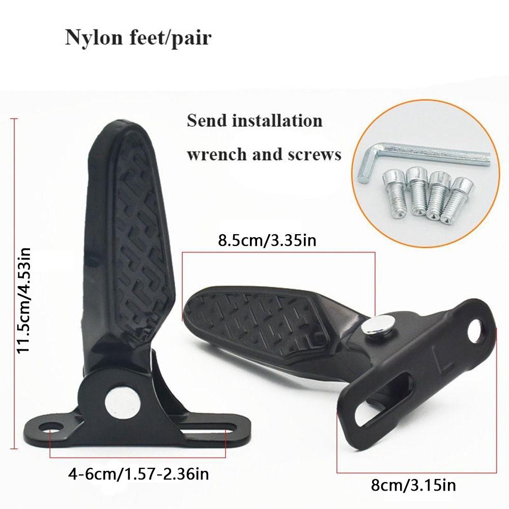 Strong Load-bearing Force Electric Vehicle Pedal Foldable Footrest  Electric Vehicles