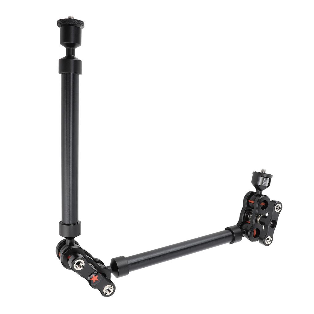 Camera Mount Adjustable Arm 530mm Double Sections Extension Metal Articulating Arm Stand