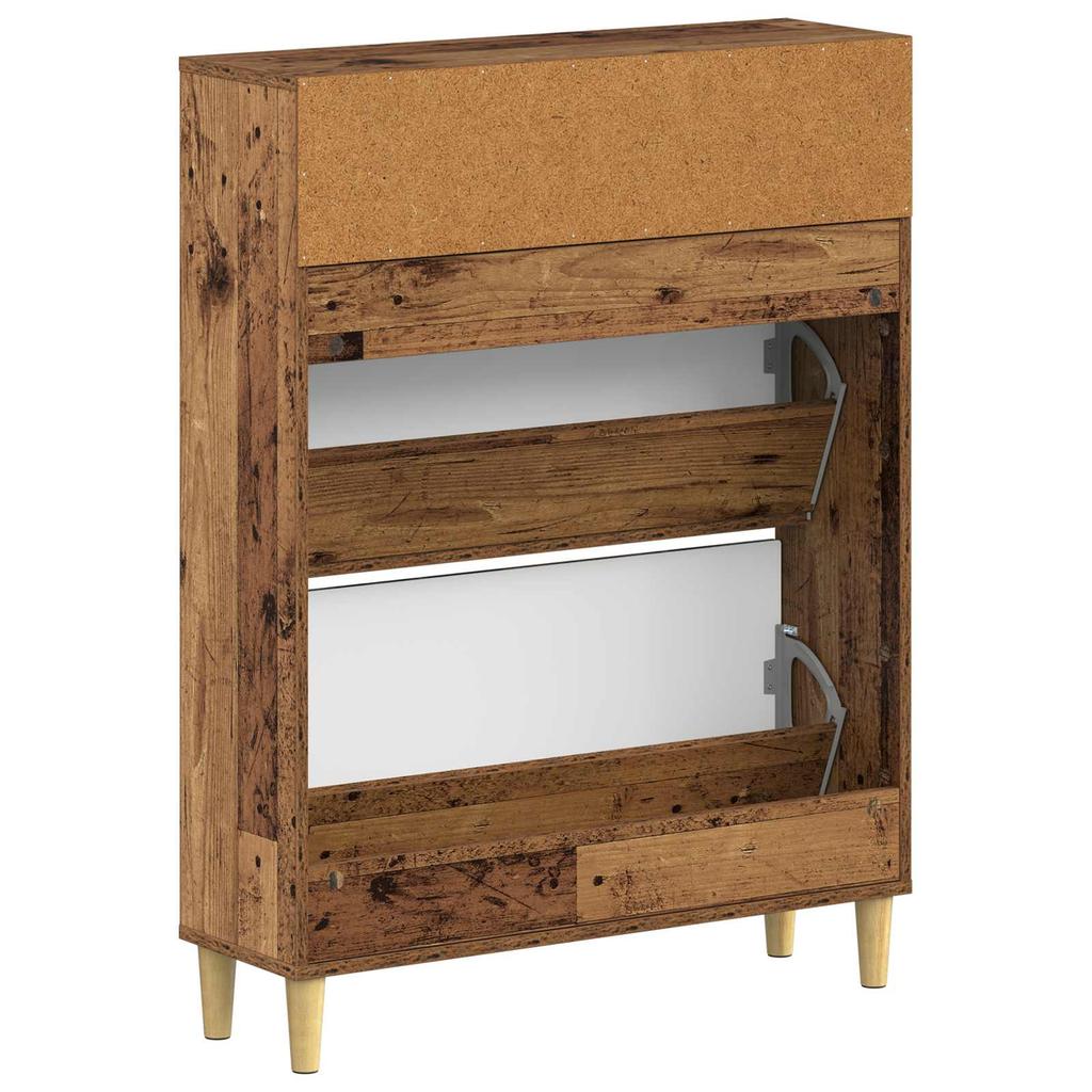 Shoe Cabinet DELFT 78 x 24 x 103 cm Engineered Wood Reclaimed Wood