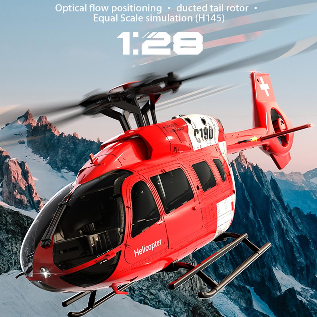 Вертолет с дистанционным управлением, двумя бесколлекторными двигателями 2,4 ГГц, 4 канала, один пропеллер, свободные элероны