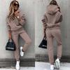 Autumn/Winter 2025 European & American Fashion Long Sleeve Sport Casual Sweatshirt Set