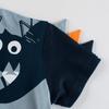 Korean Summer Boys Dinosaur Print Short Sleeve T Shirt for Toddlers