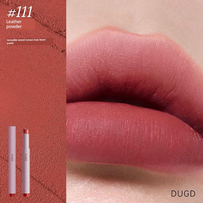 Pink Mist Lipstick Pen Lip Glaze Nude Color Without Falling Color Not Stick Cup Genuine Waterproof Fog Velvet Matte Lip Cream