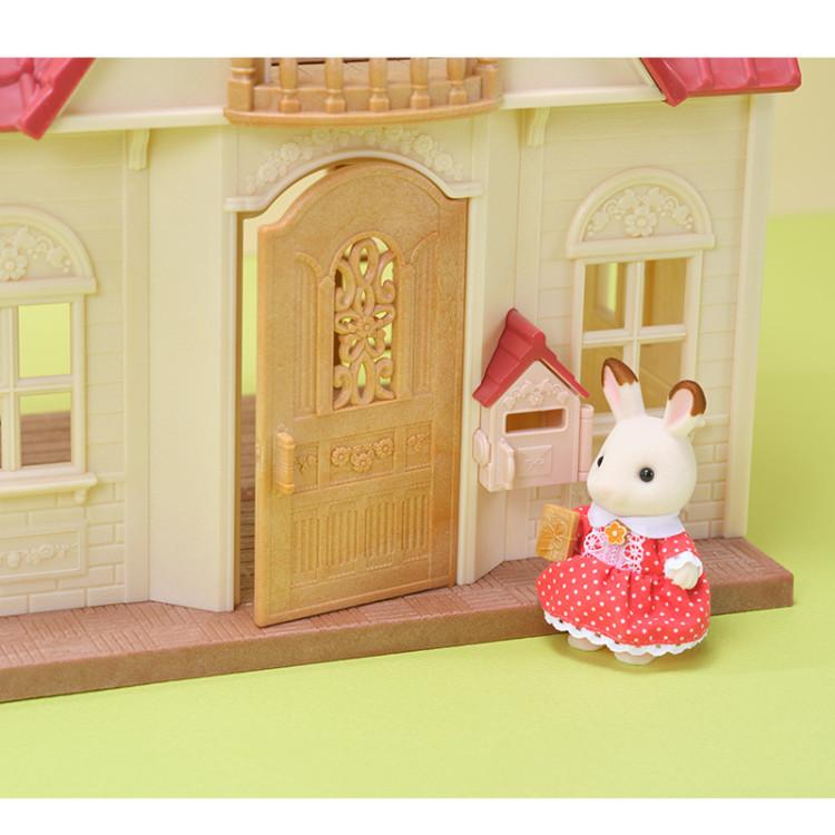 [Sylvanian] 5755-Двухэтажный дом в виде шоколадного кролика с почтовым ящиком