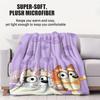 Classic BBlueys Cartoon Dog Blanket Soft Warm Blanket For Office Leisure Camp Travel Multifunctional Universal Blanket Fan Gift