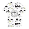 Высококачественная K-pop футболка BTS 3D Bangtan Boys Love Yourself с коротким рукавом