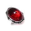Mozambique Garnet Gemstone Handmade 925 Sterling Silver Jewelry Ring Size 8 B7a68