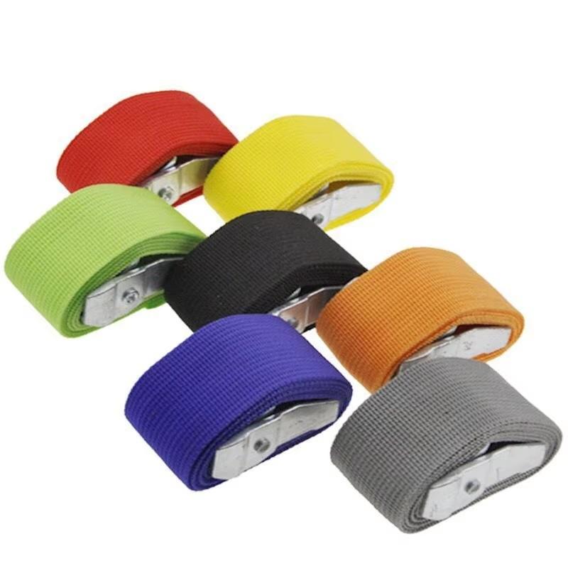 3/4m Zinc Alloy Ratchet Tie Down Strap Car Roof Rack Cargo Lashing Belt Vehicle Load Binding Rope with Buckle