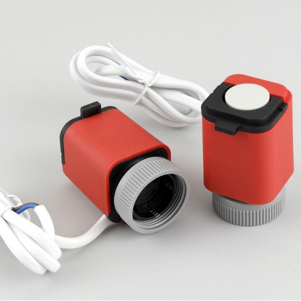 230V Manual-Automatic Integrated Actuator for Water Floor Heating, Normally Open/Closed, DC24V Electric Heating