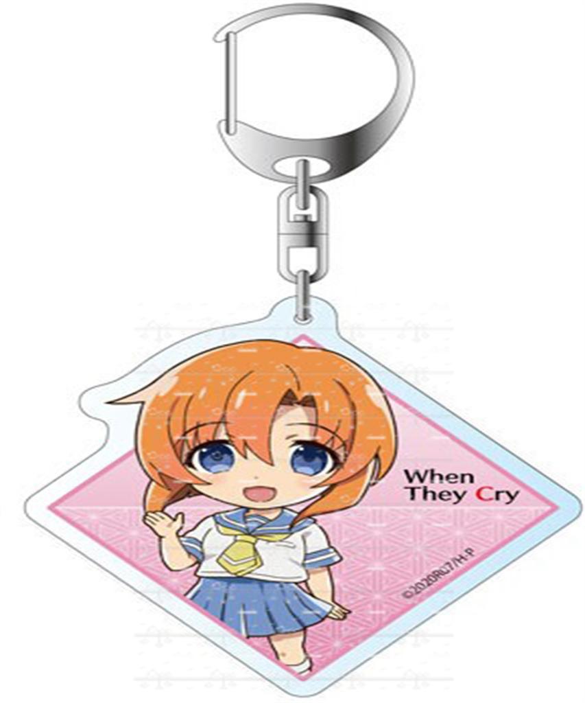 Модные подарки для фанатов аниме Higurashi When They Cry HD Персонажи Акриловый брелок Рюгу Рэна Сонодзаки Мион Серия настольных украшений