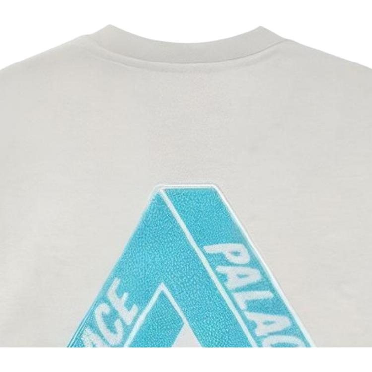 Palace Весна 2023 Tri-Ferg Флисовый свитшот с круглым вырезом Топы унисекс Серый PLC23030