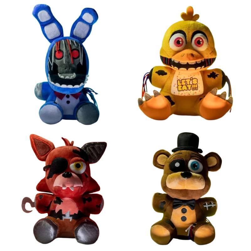 Пять ночей с Фредди Fnaf Хоррор Плюшевые Мягкие Игрушки Набор С Ультра Мягким Коротким Плюшем Для Всех Возрастов