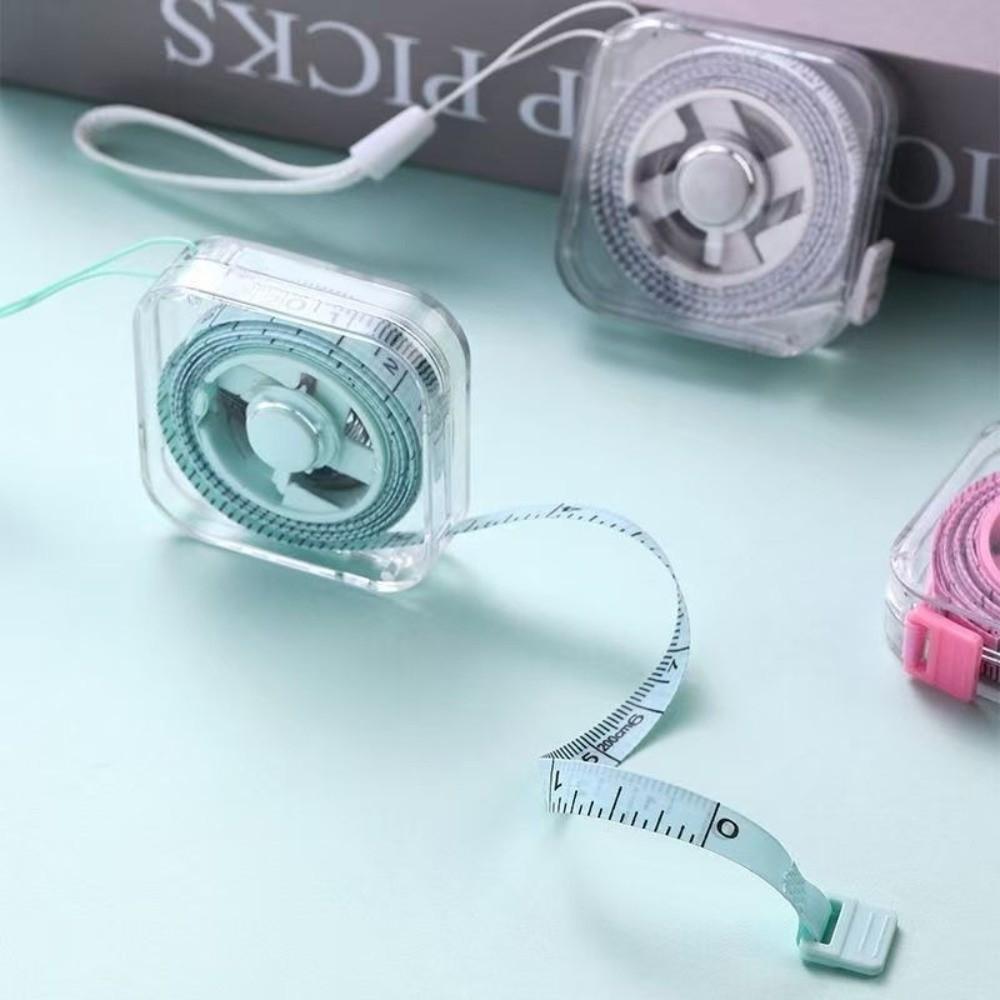 Mini Size Soft Tape Measure 2M Length Measuring Tape Portable Retractable Ruler Home Use