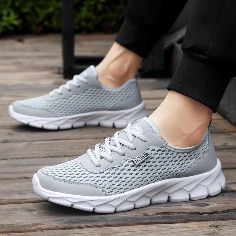 Summer Men's Sneakers High Quality Breathable Casual Shoes Outdoor Non-Slip Man Sport Shoe Lightweight Fashion Tennis Footwear