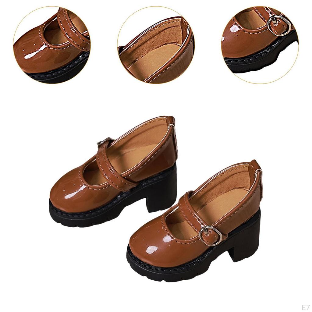 Туфли на каблуке 1/4, Модная гибкость своими руками, Одежда, Образовательная мода, ПУ, Кукла