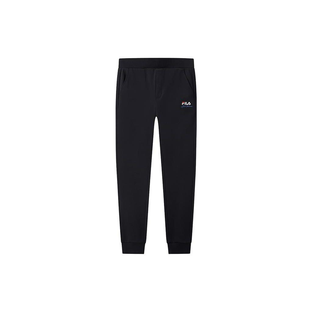 Fila Однотонные джоггеры с логотипом Мужские брюки Темно-синий F51M218611F-NV