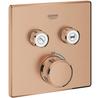 Смеситель Brushed Warm Sunset Grohtherm Smartcontrol 29124Dl0