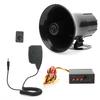 Universal Car Alarm Horn Warning Siren 3?Tone Sound Auto Megaphone Loud Speaker 115dB 50W