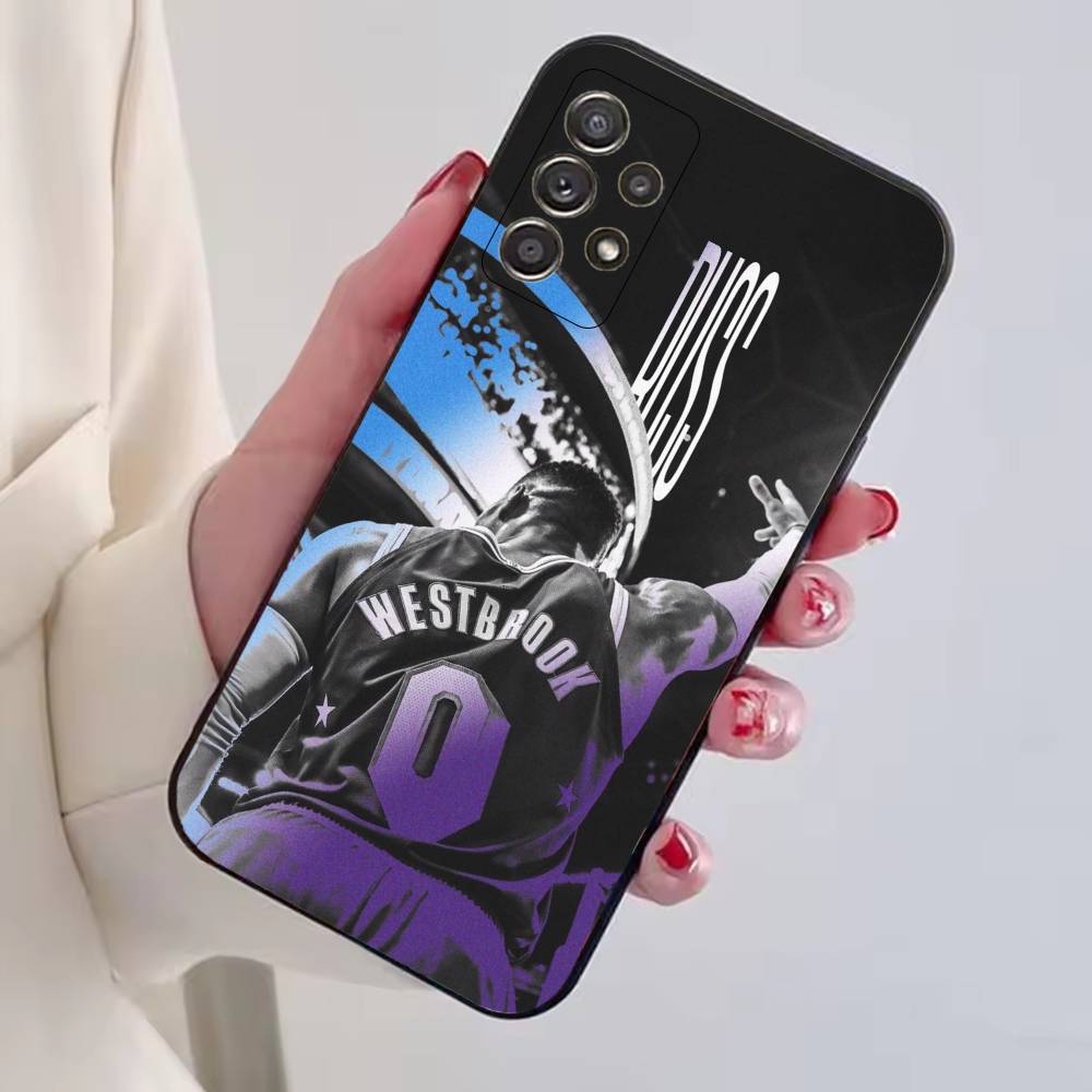 Russell Westbrook Basketball Support Phone Case For Samsung S25,S24,S21,S22,S23,S30,Ultra,S20,Plus,Fe,Soft Silicone Black Cover