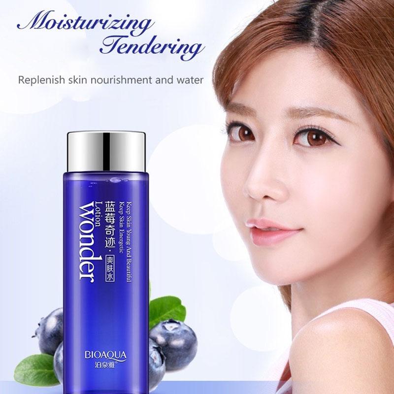 120ml Blueberry Miracle Glow Wonder Face Toner Makeup Water Smooth Facial Toner Lotion Oil Control Pore Moisturizing Skin Care
