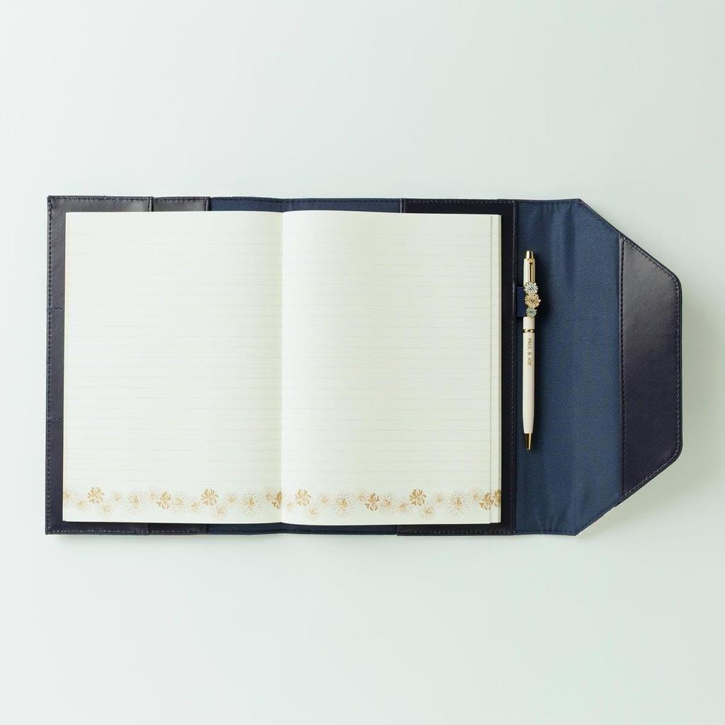 Paul & Joe Chrysanthemum Navy Notebook Cover PAJ-NBC01-NV