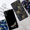 Чехол-арт с изображением стрекозы для Samsung Galaxy S23 Ultra S22 S24 Plus Note 10 20 S8 S9 S10 S21 FE S20 FE
