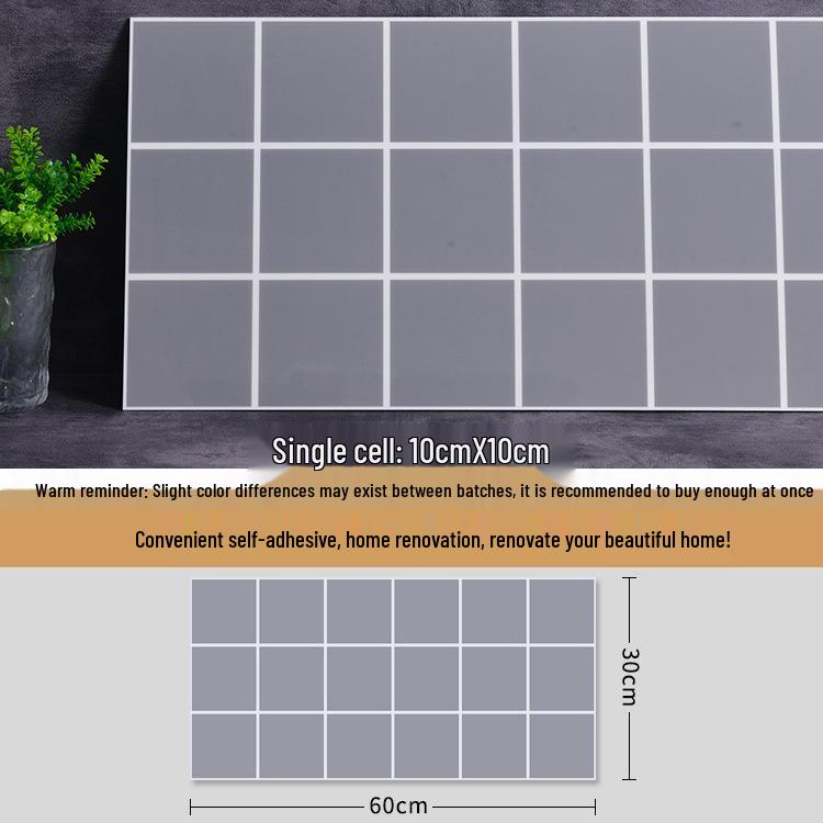 Скандинавский стиль Черно-белая плитка в клетку Самоклеящаяся наклейка на стену для декора магазина молочного чая и закусок.