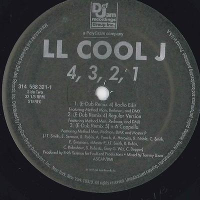 12-дюймовая пластинка LL COOL J 4321 3145683211 DEFJAM 1997 US Rap HipHopRB Б/у