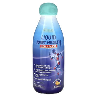 Жидкое здоровье суставов, Ультра Флекс Голд, Без сахара, Апельсин, 474 мл (16 жидких унций)