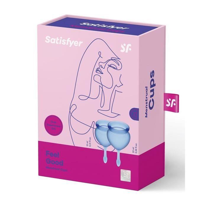 Satisfyer coupe menstruelle feel good bleu 20ml