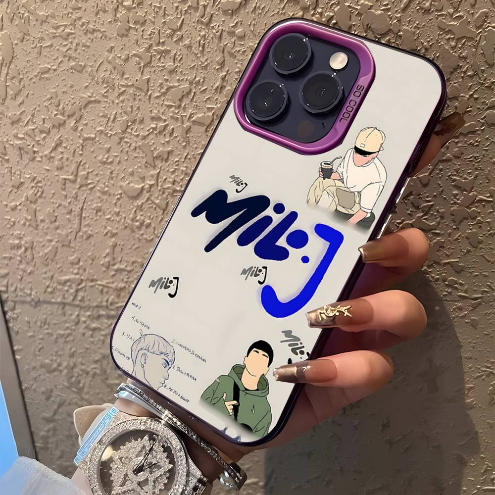 Singer Milo j For Purple Candy Matte Cover iPhone 17,16,15,14,13,12,11,Mini,Pro,E,SE4,XS,MAX