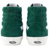 Vans Sk8 Hi Высокие кеды для скейтборда Унисекс Темно-зеленые Белые Кроссовки VN000BW7EME