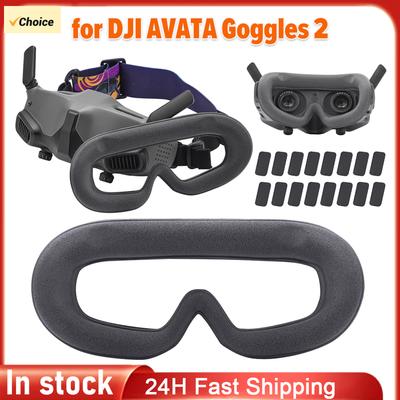 Губчатая накладка на глаза для очков DJI AVATA Goggles 2 Удобная набивка для лица Противобликовая подушка для лица Мягкая накладка на лицо Аксессуары
