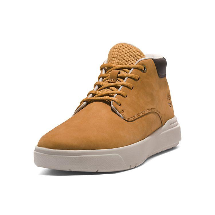 Timberland Сенека Бэй Чукка Скользкие Устойчивые к истиранию Средневысокие Кеды для скейтборда Мужские Коричневые A5S4Z231