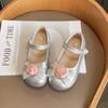 Модные новые туфли на плоской подошве для девочек, весенне-осенние шикарные детские кожаные туфли, милые элегантные туфли принцессы для детей на вечеринку, мягкая подошва