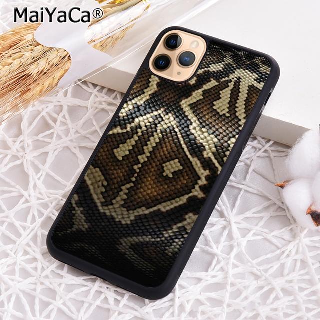 Чехол для телефона с рисунком кожи кобры и питона для iPhone 17 Air 13 14 16 16e 15 pro max plus 11 12 корпус coque