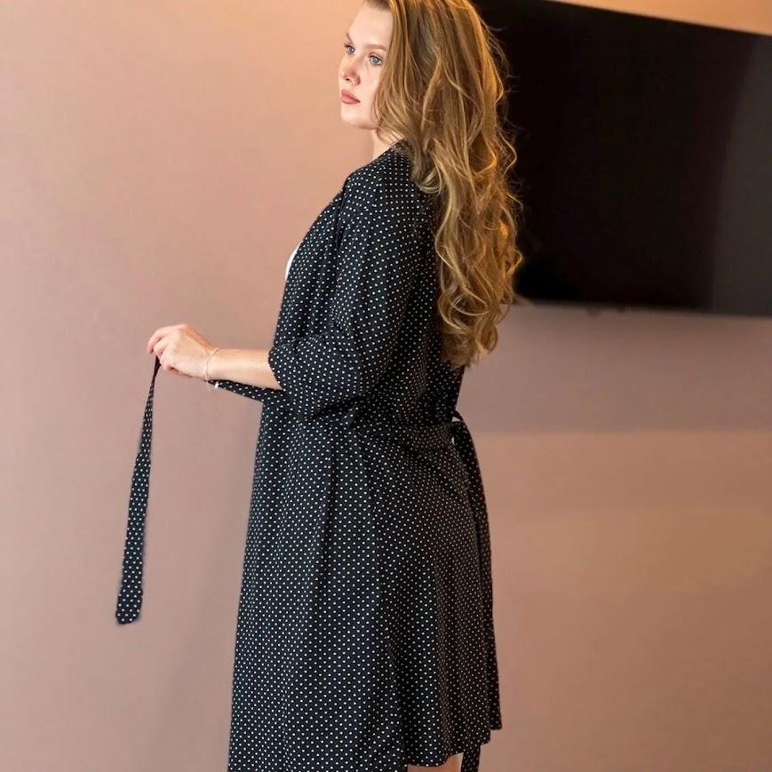 Women’s Robe and Nightgown Set – Soft, Elegant & Luxurious, Any Season, 8000-002 HC