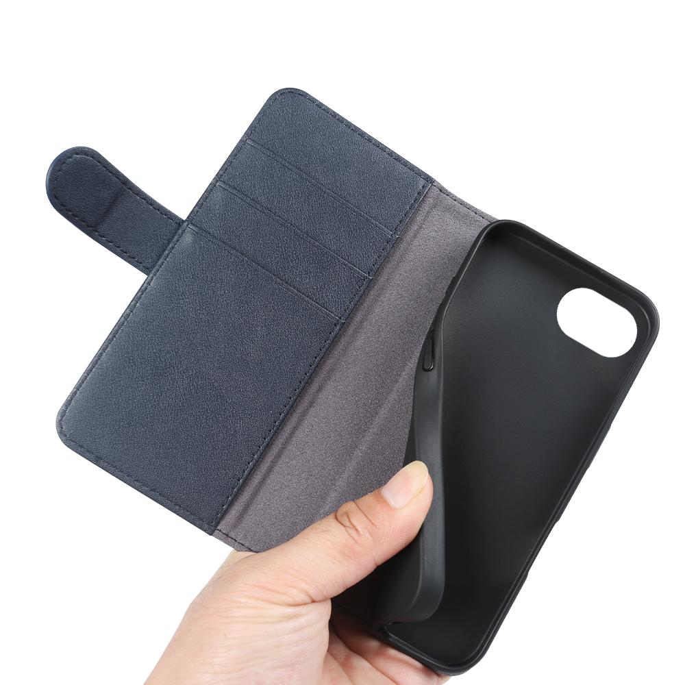 Для iPhone 16e Чехлы для телефона Натуральная Спилковая Кожа Кошелек Мобильная Обложка Подставка