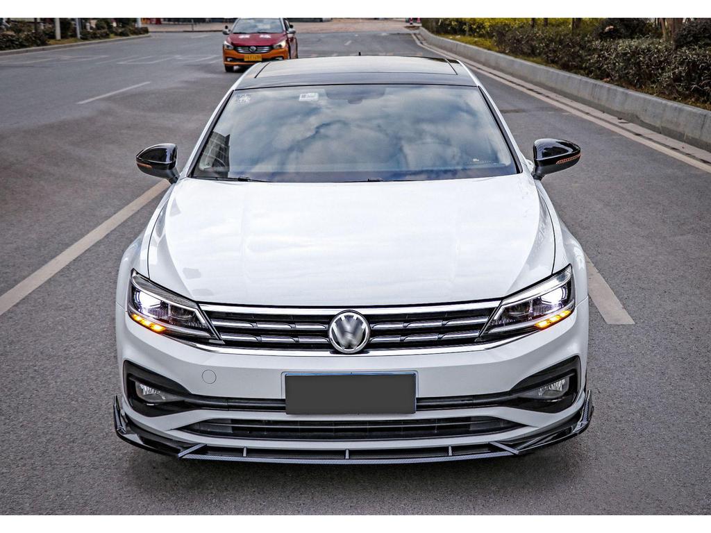 Передний сплиттер губы для Volkswagen Polo, Угловые защитные накладки на бампер, Передний спойлер против царапин для моделей 2019 года