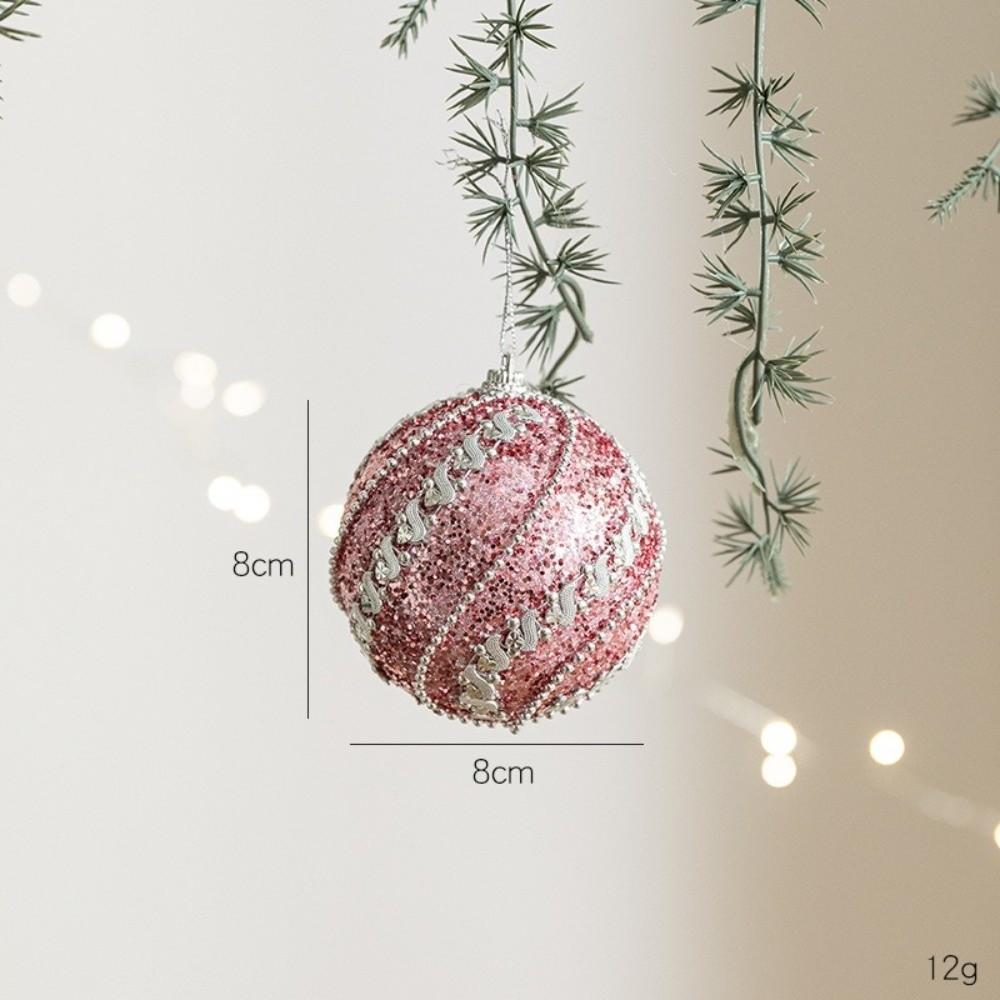 Shatterproof Xmas Tree Hangings Pendant Foam Ball Gift Christmas Ball Christmas Tree Ornaments