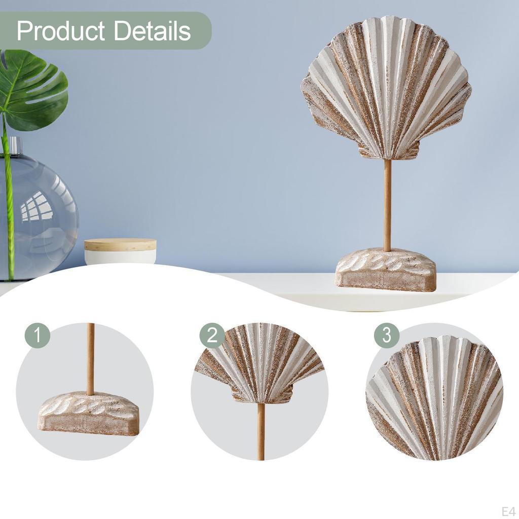 Wood Ornament Figurine Statue Home Decoration for Living Room Cabinet